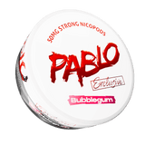 Pablo Exclusive Bubblegum Nicopods, with the brand name and product flavour prominently displayed.