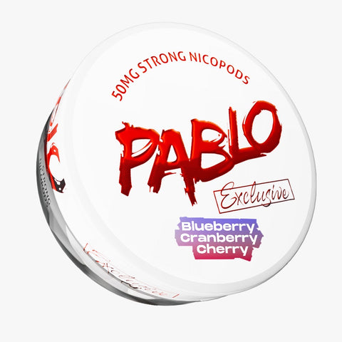 Pablo Exclusive Blueberry Cranberry Cherry Nicotine Pouches