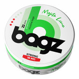 Bagz Mojito Lime nicotine pouch packaging on a white background