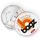 Bagz fizzy orange nicotine pouch packaging on a white background
